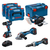 Bosch Akkusæt 18V Gsr/Gws/Gkm/Ggs 1X4&2X5,5Ah - 0615990N3A
