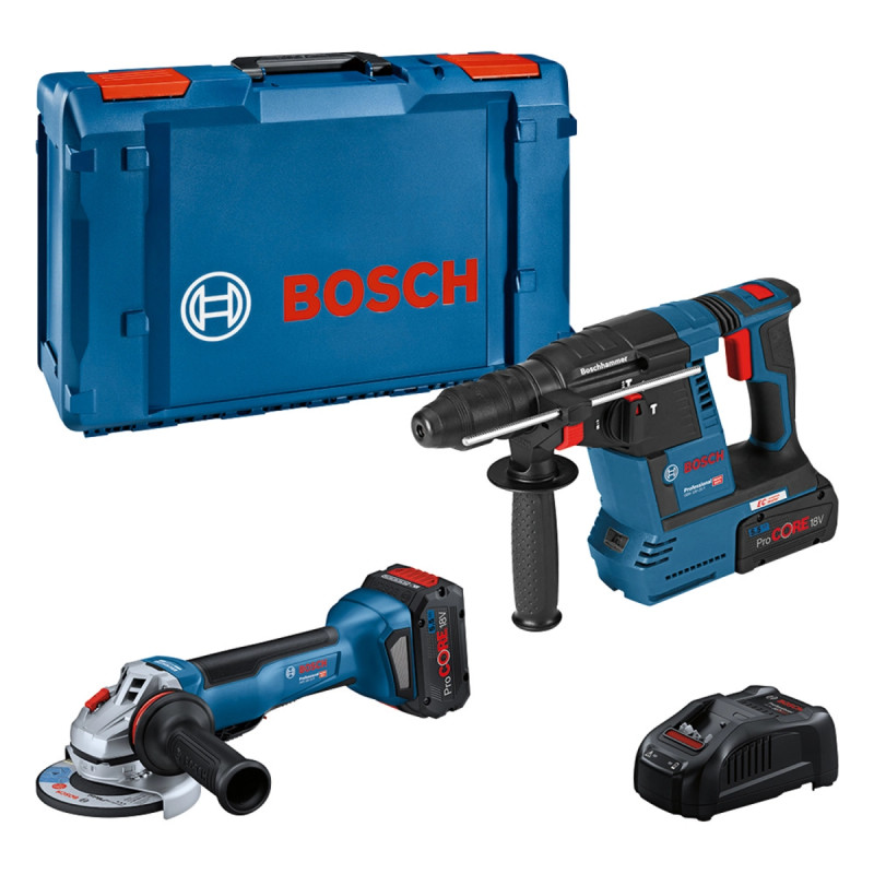 Bosch Akkusæt 18V 2X5,5Ah Gws 18V-10Pc/Gbh 18V-26 - 0615990N33