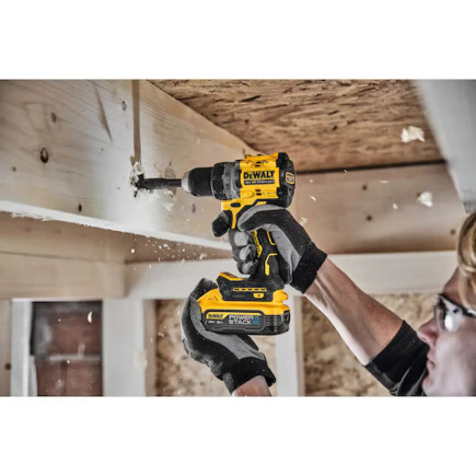 Dewalt 18V XR kulløs boremaskine inkl. 2 x 5,0Ah POWERSTACK batterier TSTAK – DCD800H2T-QW | Dewalt akku maskiner | 5035048793633