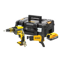 Dewalt 18V XR kulløs gipsskruemaskine inkl. 1 x 1,7Ah POWERSTACK – DCF620E1K-XJ