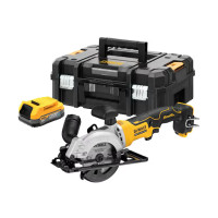 Dewalt 18V XR kulløs 115 mm kompakt rundsav inkl. POWERSTACK batteri – DCS571E1T-XJ
