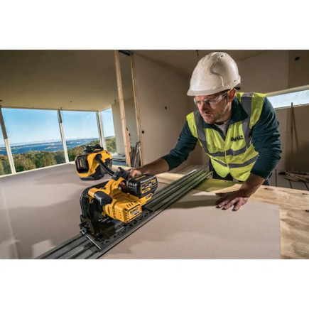 Dewalt 54V XR FLEXVOLT 165 mm dyksav inkl. 1,5 m skinne – DCS520T2R-QW | Dewalt akku maskiner | 5035048643020